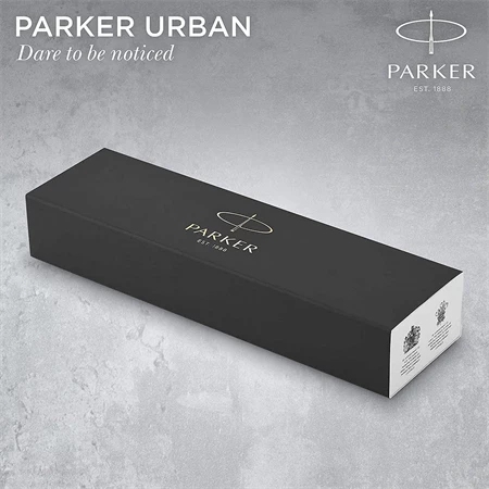 PARKER Urban Royal töltőtoll matt fekete test+ezüst klipsz