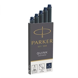 PARKER tintapatron hosszú ROYAL kékes fekete 5db/doboz