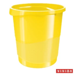 Papírkosár ESSELTE Europost, Vivida 14 liter, sárga