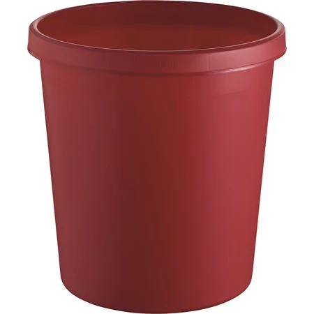 Papírkosár HELIT 18 liter, műanyag, piros