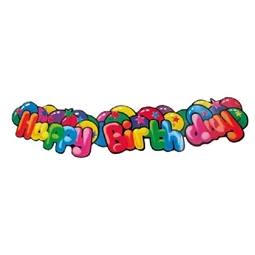 Girland HERLITZ Happy Birthday felirat 130cm színes