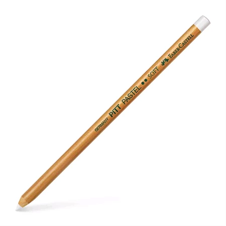 Pasztel ceruza FABER 1122-101 fehér PITT pasztel