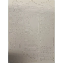 Pecsételő készlet gumi 15x20cm, vegyes steampunk újságpapír