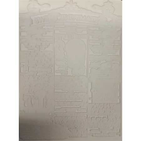 Pecsételő készlet gumi 15x20cm, vegyes steampunk újságpapír