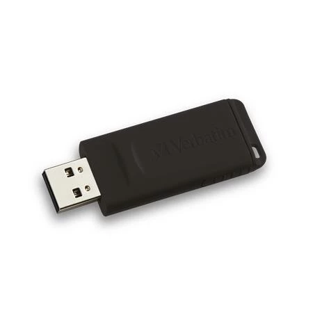 Pendrive 128GB VERBATIM USB 2.0 Slider, fekete