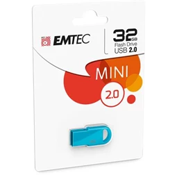 Pendrive, 32GB, USB 2.0, EMTEC "D250 Mini", kék