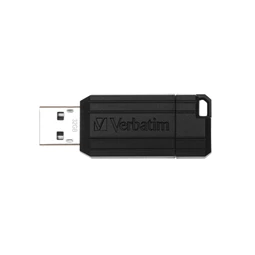 Pendrive 32 GB VERBATIM Pin Stripe 10/4 MB/sec, fekete