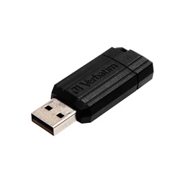 Pendrive 32 GB VERBATIM Pin Stripe 10/4 MB/sec, fekete