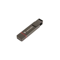 Pendrive, 512GB, USB-A/C 3.2 Gen1, VERBATIM  Dual QuickStic Fekete