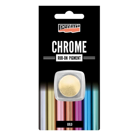 Pigment Rub-on pigment chrome effect 0,5 g arany PENTART