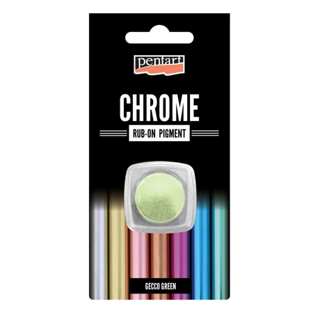 Pigment Rub-on pigment chrome effect 0,5 g gekkózöld PENTART