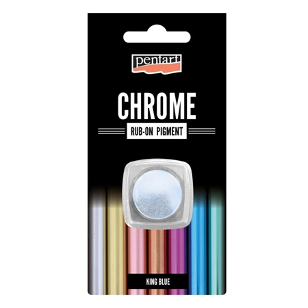 Pigment Rub-on pigment chrome effect 0,5 g királykék PENTART