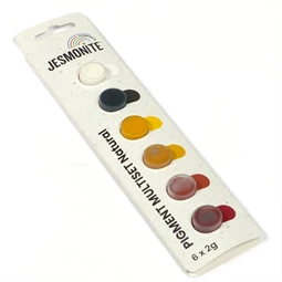 Pigment készlet akrilgyanta Jesmonite 6x2g földszínek