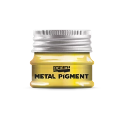 Pigmentpor PENTART fémpigment, valódi fémet tartalmazó, 8gr. arany
