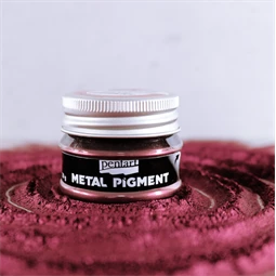 Pigmentpor PENTART fémpigment, valódi fémet tartalmazó, 20gr. tűzarany