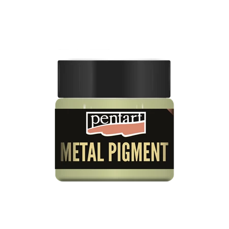 Pigmentpor PENTART fémpigment, valódi fémet tartalmazó, 8gr. pezsgő