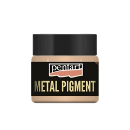 Pigmentpor PENTART fémpigment, valódi fémet tartalmazó, 8gr. rózaarany