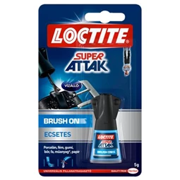 Pillanatragasztó HENKEL Loctite Super Attak ecsetes, 5gr.