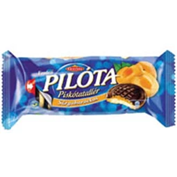 Pilóta piskótatallér, barackízű, 147 g