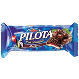 Pilóta piskótatallér, meggyízű, 147 g