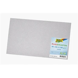 Plakátkarton FOLIA 48x68cm 380gr szürke erős, prémium minőségű karton