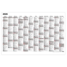 Plakátnaptár 2026 TOPTIMER Terminus T103 kétoldalas A/3 méret