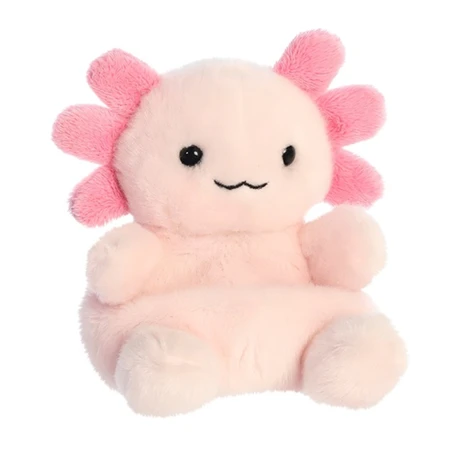 Plüss Aurora Palm Pals axolotl 13cm rózsaszín