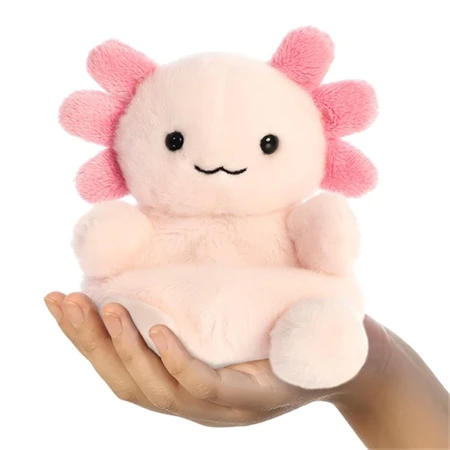 Plüss Aurora Palm Pals axolotl 13cm rózsaszín