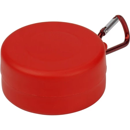 Pohár összecsukható túrapohár 220ml, 5x6,5cm piros, BPA-mentes műanyag