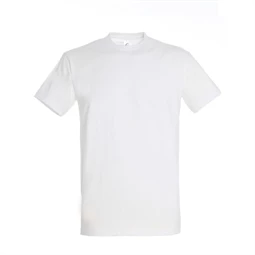 Póló unisex, környakas SOLS IMPERIAL S fehér