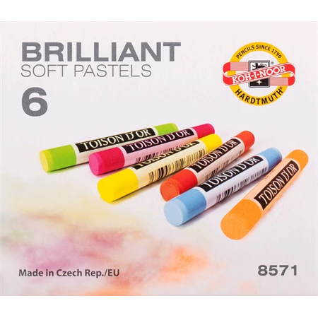 Porpasztell készlet 6db-os KOH-I-NOOR 8571 TOISON BRILLANT
