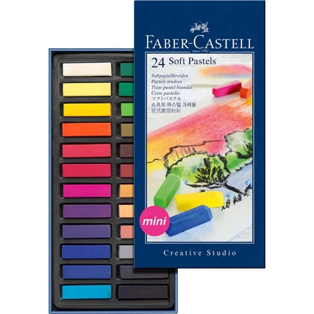 Porpasztell készlet 24db-os FABER Creative Studio, mini