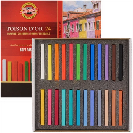 Porpasztell készlet 24db-os KOH-I-NOOR 8514 Toison d`Or porkréta