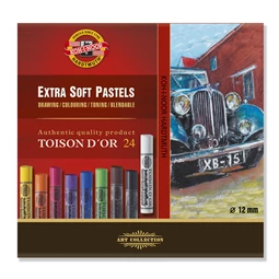 Porpasztell készlet 24db-os KOH-I-NOOR 8554 Toison d`Or extra finom porkréta