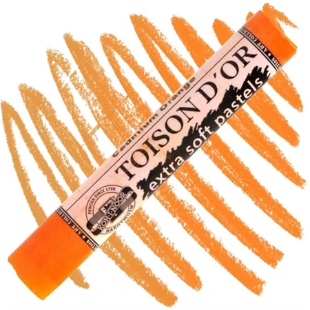 Porpasztell kréta  KOH-I NOOR 8550 Toison d`Or extra soft, Cadmium Orange 40