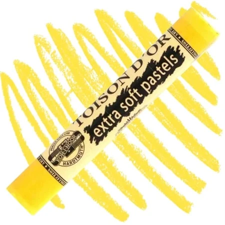 Porpasztell kréta  KOH-I NOOR 8550 Toison d`Or extra soft, Chrome Yellow 2