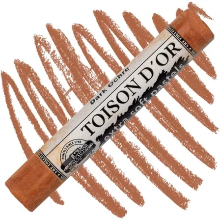 Porpasztell kréta  KOH-I NOOR 8550 Toison d`Or extra soft, Dark Ochre 206