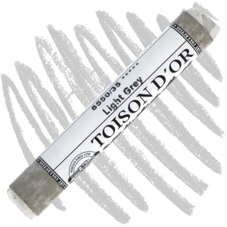 Porpasztell kréta  KOH-I NOOR 8550 Toison d`Or extra soft, Light Grey 35