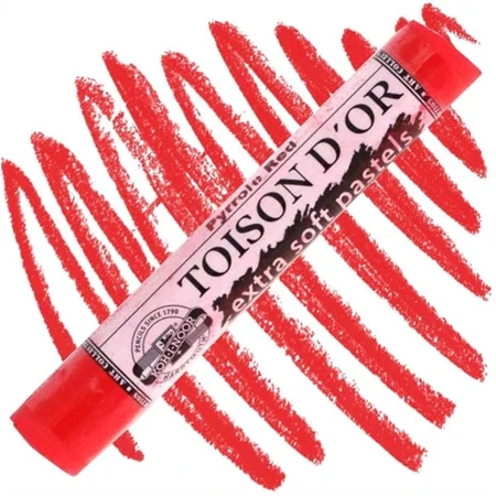 Porpasztell kréta  KOH-I NOOR 8550 Toison d`Or extra soft, Pyrrole Red 170