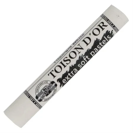 Porpasztell kréta  KOH-I NOOR 8550 Toison d`Or extra soft, Titanium White 1