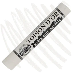 Porpasztell kréta  KOH-I NOOR 8550 Toison d`Or extra soft, Titanium White 1