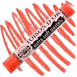 Porpasztell kréta  KOH-I NOOR 8550 Toison d`Or extra soft, Vermilion Red 163