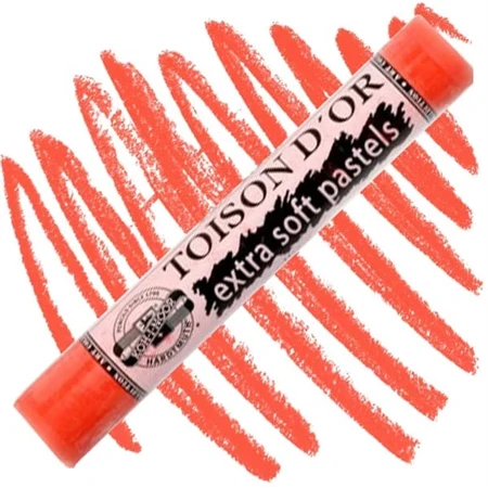 Porpasztell kréta  KOH-I NOOR 8550 Toison d`Or extra soft, Vermilion Red 163