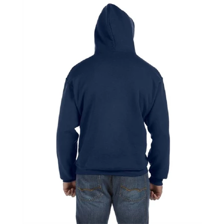 Pulóver férfi, kapucnis Fruit of the Loom Hooded Sweat L Navy kék