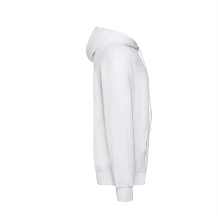 Pulóver férfi, kapucnis Fruit of the Loom Hooded Sweat L fehér