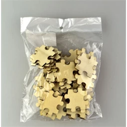 Puzzle alap fa 4x4cm 3mm vastag elemek, 50db-os