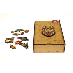 Puzzle, fa A/3 180 darabos, PANTA PLAST Mystery Wolf