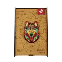 Puzzle, fa A/3 180 darabos, PANTA PLAST Mystery Wolf