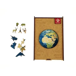 Puzzle, fa A/3 200 darabos, PANTA PLAST Earth