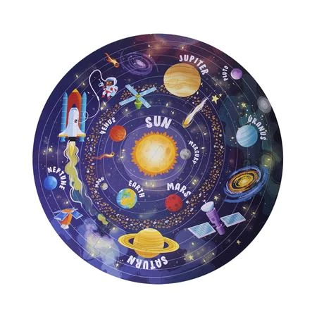 Puzzle, kör alakú, 48 darabos, APLI Kids Circular Puzzle, csillagrendszer, 5 éves kortól ajánlott
